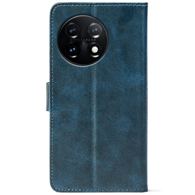 Чохол-книжка Crazy Horse Clasic для OnePlus 11 Dark Blue (Front)