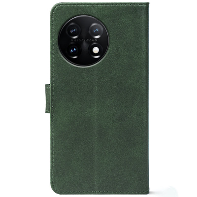 Чохол-книжка Crazy Horse Clasic для OnePlus 11 Dark Green (Front)