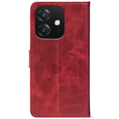 Чохол-книжка Crazy Horse Clasic для Oppo A3x Red Wine (Front)