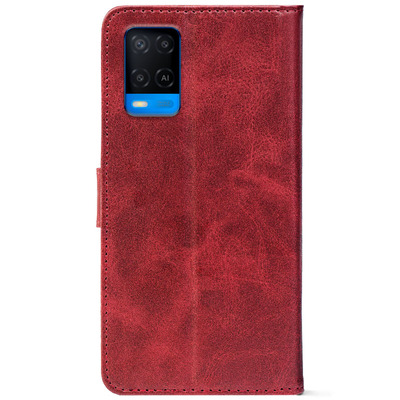 Чохол-книжка Crazy Horse Clasic для OPPO A54 Red Wine (Front)