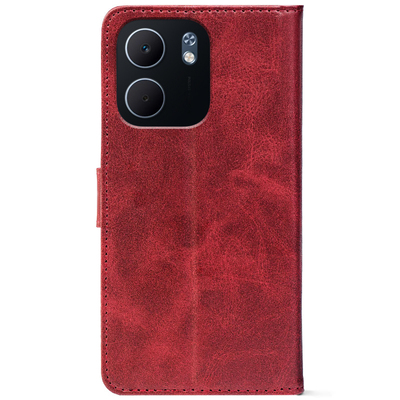Чохол-книжка Crazy Horse Clasic для Oppo A5x Red Wine (Front)