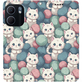 Чохол-книжка BoxFace для Oppo A5x Котики Клубочки