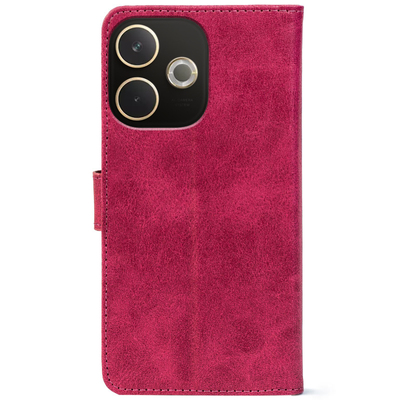 Чохол-книжка Crazy Horse Clasic для Oppo A5 Pro Magenta (Front)