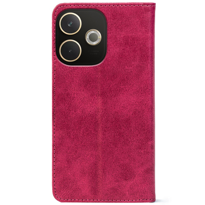 Чохол-книжка Crazy Horse Clasic для OPPO A5 Pro Magenta (Strong)