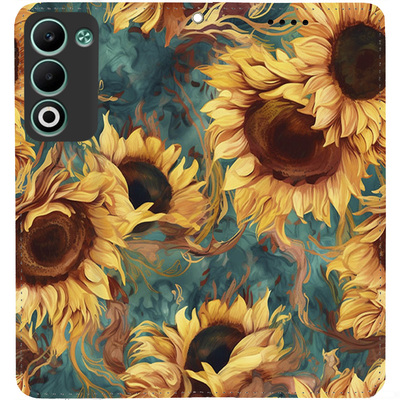 Чохол-книжка BoxFace для Oppo A5 Соняшники