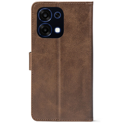 Чохол-книжка Crazy Horse Clasic для Oppo A6 Pro Brown (Front)