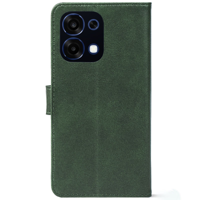 Чохол-книжка Crazy Horse Clasic для Oppo A6 Pro Dark Green (Front)
