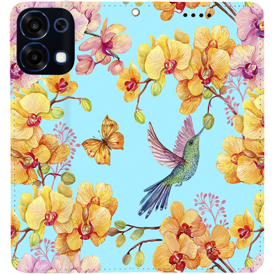 Чохол-книжка BoxFace для Oppo A6 Pro Colibri in Orchids