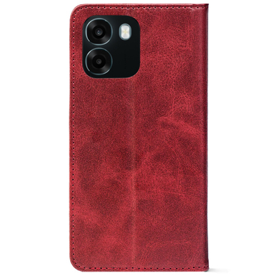 Чохол-книжка Crazy Horse Clasic для OPPO A6 Red Wine (Strong)