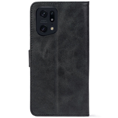 Чохол-книжка Crazy Horse Clasic для OPPO Find X5 Pro Grafit (Front)