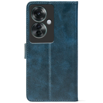 Чохол-книжка Crazy Horse Clasic для OPPO Reno 11 F Dark Blue (Front)