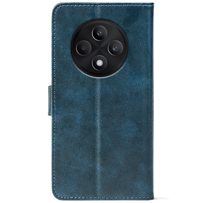 Чохол-книжка Crazy Horse Clasic для Oppo Reno 12 FS Dark Blue (Front)