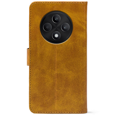 Чохол-книжка Crazy Horse Clasic для Oppo Reno 12 F Camel (Front)