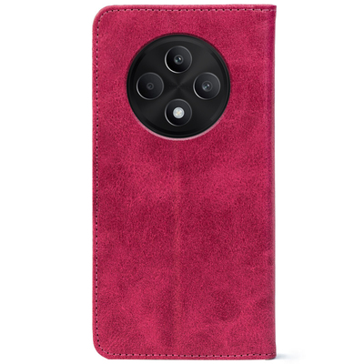 Чохол-книжка Crazy Horse Clasic для OPPO Reno 12 FS Magenta (Strong)