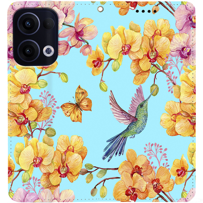Чохол-книжка BoxFace для Oppo Reno 13 5G Colibri in Orchids