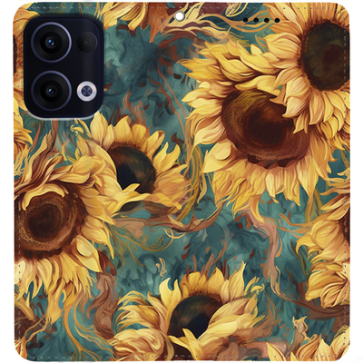 Чохол-книжка BoxFace для Oppo Reno 13 5G Соняшники