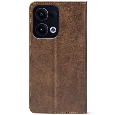 Чохол-книжка Crazy Horse Clasic для Oppo Reno 13 5G Brown (Front)