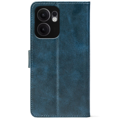 Чохол-книжка Crazy Horse Clasic для Oppo Reno 13 FS 5G Dark Blue (Front)
