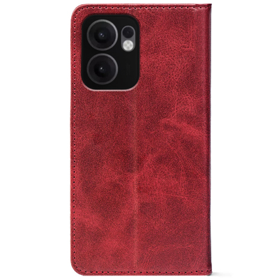 Чохол-книжка Crazy Horse Clasic для OPPO Reno 13 F Red Wine (Strong)