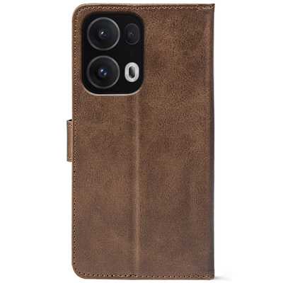 Чохол-книжка Crazy Horse Clasic для Oppo Reno 13 Pro 5G Brown (Front)