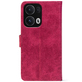 Чохол-книжка Crazy Horse Clasic для Oppo Reno 13 Pro 5G Magenta (Front)