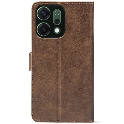 Чохол-книжка Crazy Horse Clasic для Oppo Reno 14 5G Brown (Front)