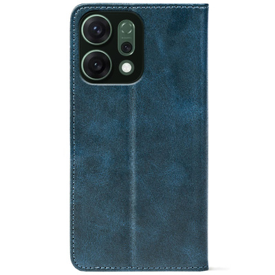 Чохол-книжка Crazy Horse Clasic для OPPO Reno 14 5G Dark Blue (Strong)