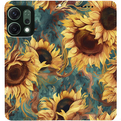 Чохол-книжка BoxFace для Oppo Reno 14 5G Соняшники