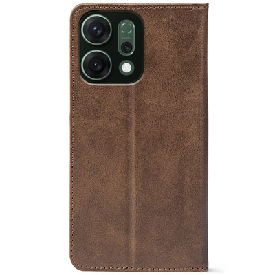Чохол-книжка Crazy Horse Clasic для OPPO Reno 14 5G Brown (Strong)