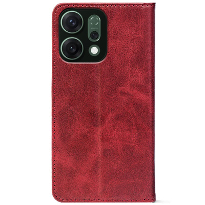Чохол-книжка Crazy Horse Clasic для OPPO Reno 14 5G Red Wine (Strong)
