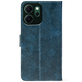 Чохол-книжка Crazy Horse Clasic для Oppo Reno 14 F Dark Blue (Front)