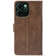 Чохол-книжка Crazy Horse Clasic для Oppo Reno 14 F Brown (Front)