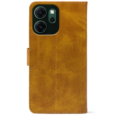 Чохол-книжка Crazy Horse Clasic для Oppo Reno 14 F Camel (Front)