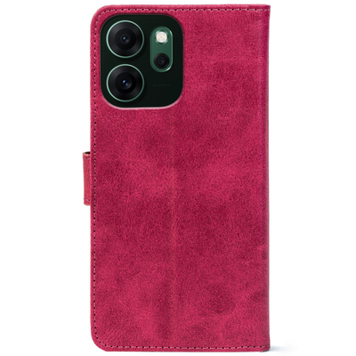 Чохол-книжка Crazy Horse Clasic для Oppo Reno 14 F Magenta (Front)