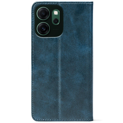 Чохол-книжка Crazy Horse Clasic для OPPO Reno 14 F Dark Blue (Strong)
