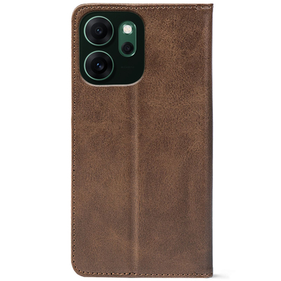 Чохол-книжка Crazy Horse Clasic для OPPO Reno 14 F Brown (Strong)
