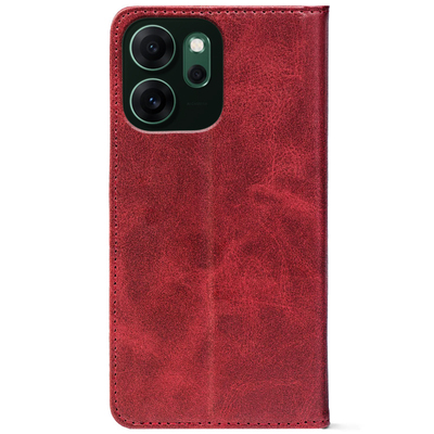 Чохол-книжка Crazy Horse Clasic для OPPO Reno 14 F Red Wine (Strong)