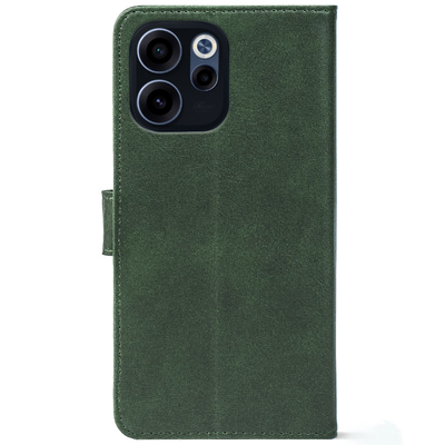 Чохол-книжка Crazy Horse Clasic для Oppo Reno 15 F Dark Green (Front)