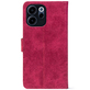 Чохол-книжка Crazy Horse Clasic для Oppo Reno 15 F Magenta (Front)