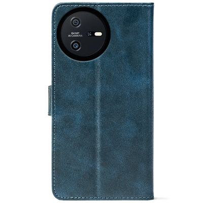 Чохол-книжка Crazy Horse Clasic для Blackview Oscal Tiger 12 Dark Blue (Front)