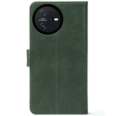 Чохол-книжка Crazy Horse Clasic для Blackview Oscal Tiger 12 Dark Green (Front)
