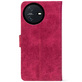 Чохол-книжка Crazy Horse Clasic для Blackview Oscal Tiger 12 Magenta (Front)
