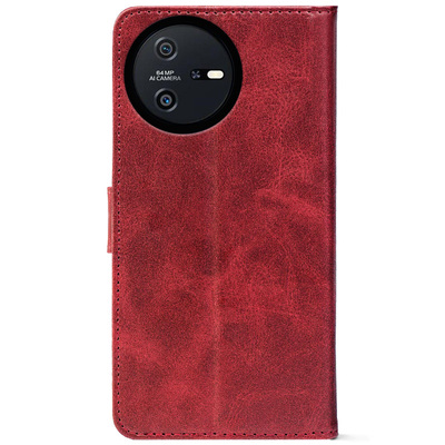 Чохол-книжка Crazy Horse Clasic для Blackview Oscal Tiger 12 Red Wine (Front)