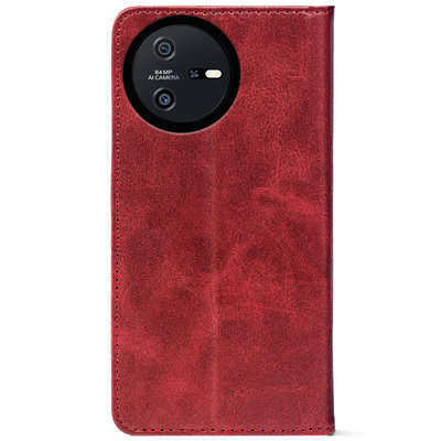 Чохол-книжка Crazy Horse Clasic для Blackview Oscal Tiger 12 Red Wine (Strong)