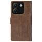 Чохол-книжка Crazy Horse Clasic для Poco M7 Pro 5G Brown (Front)