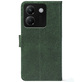 Чохол-книжка Crazy Horse Clasic для Poco M7 Pro 5G Dark Green (Front)
