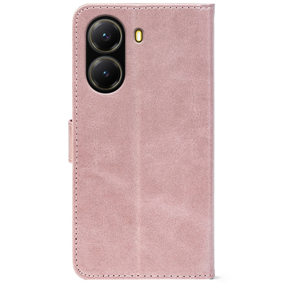 Чохол-книжка Crazy Horse Clasic для Poco X7 Pro Rose Gold (Front)