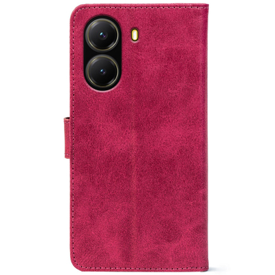 Чохол-книжка Crazy Horse Clasic для Poco X7 Pro Magenta (Front)