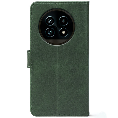 Чохол-книжка Crazy Horse Clasic для Realme 13 Pro 5G Dark Green (Front)