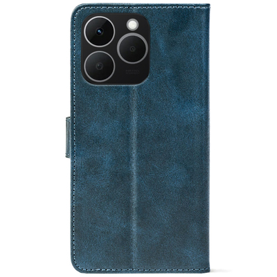 Чохол-книжка Crazy Horse Clasic для Oukitel C50 Dark Blue (Front)